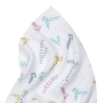 Muslin swaddle small PLANTS 75x75 cm 