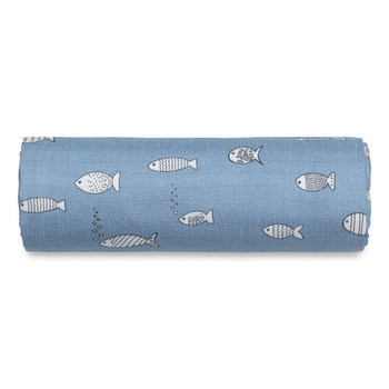 Muslin swaddle large FISH