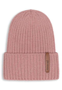 Baby beanie merino hat DUSTY PINK 1-3 years