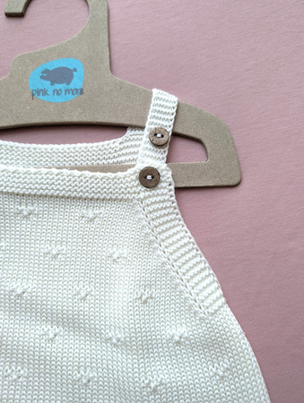 Bamboo Rompersuit Cream 0-3 months