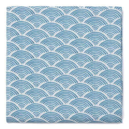 Muslin swaddle small BLUE OCEAN 50x50 cm 