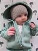 Baby beanie merino hat MOKKA 1-3 years