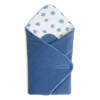 Baby velvet wrap CLOUDS velcro