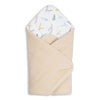 Baby velvet wrap PLANTS BEIGE velcro