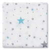 Baby velvet wrap STARS & ANTHRACITE velcro