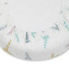 Bassinet sheets PINK & PLANTS