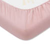 Cot Sheet with a plush star PINK 140x70 cm