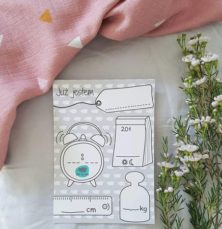 Muslin swaddle large STARS