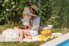 MUSLIN SUMMER HAT Cream