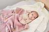 Knitted blanket Smile PINK