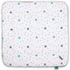 Baby velvet wrap na rzep STARS & TURQUOISE 0-3 m-ce