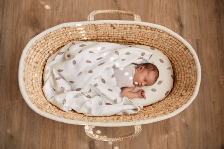 Muslin swaddle small COCOA 50x50 cm 