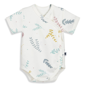 Bodysuit kimono with short sleeves PLANTS