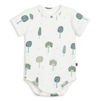 Bodysuit with short sleeves TREES