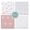 4-pack of muslin swaddle LOVE