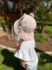 MUSLIN SUMMER HAT Rose