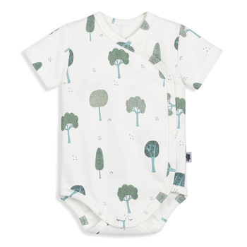 Bodysuit kimono with short sleeves TREES