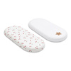 Bassinet sheets WHITE & CHERRIES