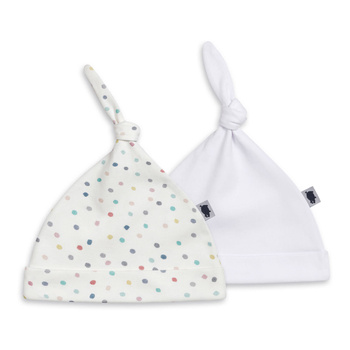 Hat 2 pack DOTS & WHITE