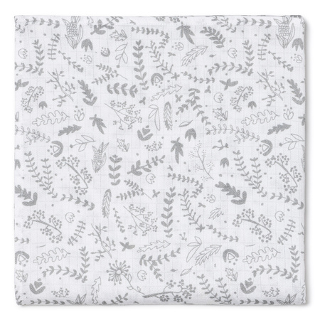 Muslin swaddle small BOTANIC 75x75 cm 