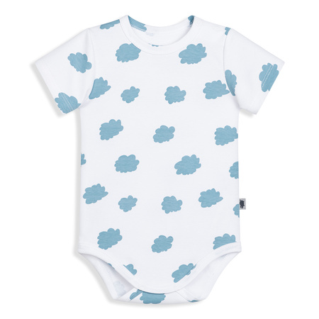 Bodysuit with short sleeves CLOUDS