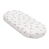 Bassinet sheets WHITE & CHERRIES