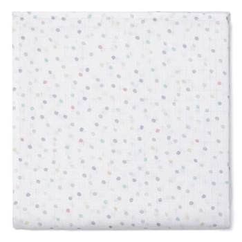 Muslin swaddle small DOTS 50x50 cm