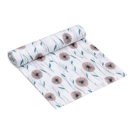 Ultrasoft bamboo swaddle FLOWERS