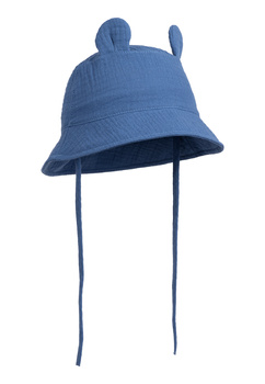 KAPELUSZ LETNI Z MUŚLINU Ocean