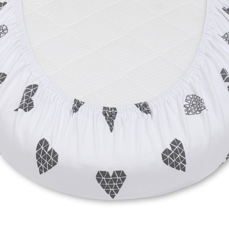 Prześcieradło do gondoli HEARTS