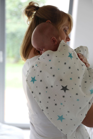 Muslin swaddle large STARS