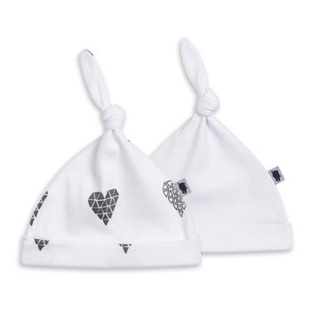 Czapki HEARTS & WHITE