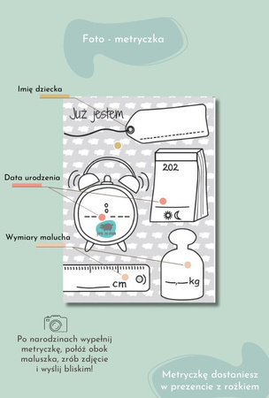 3w1 Przytulny Rożek - kołderka i mata CLOUDS na rzep