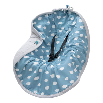 Otulacz do fotelika SILVER & DARK CLOUDS